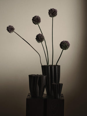 Vase Dedali · Ferm Living Dark Brown · H25