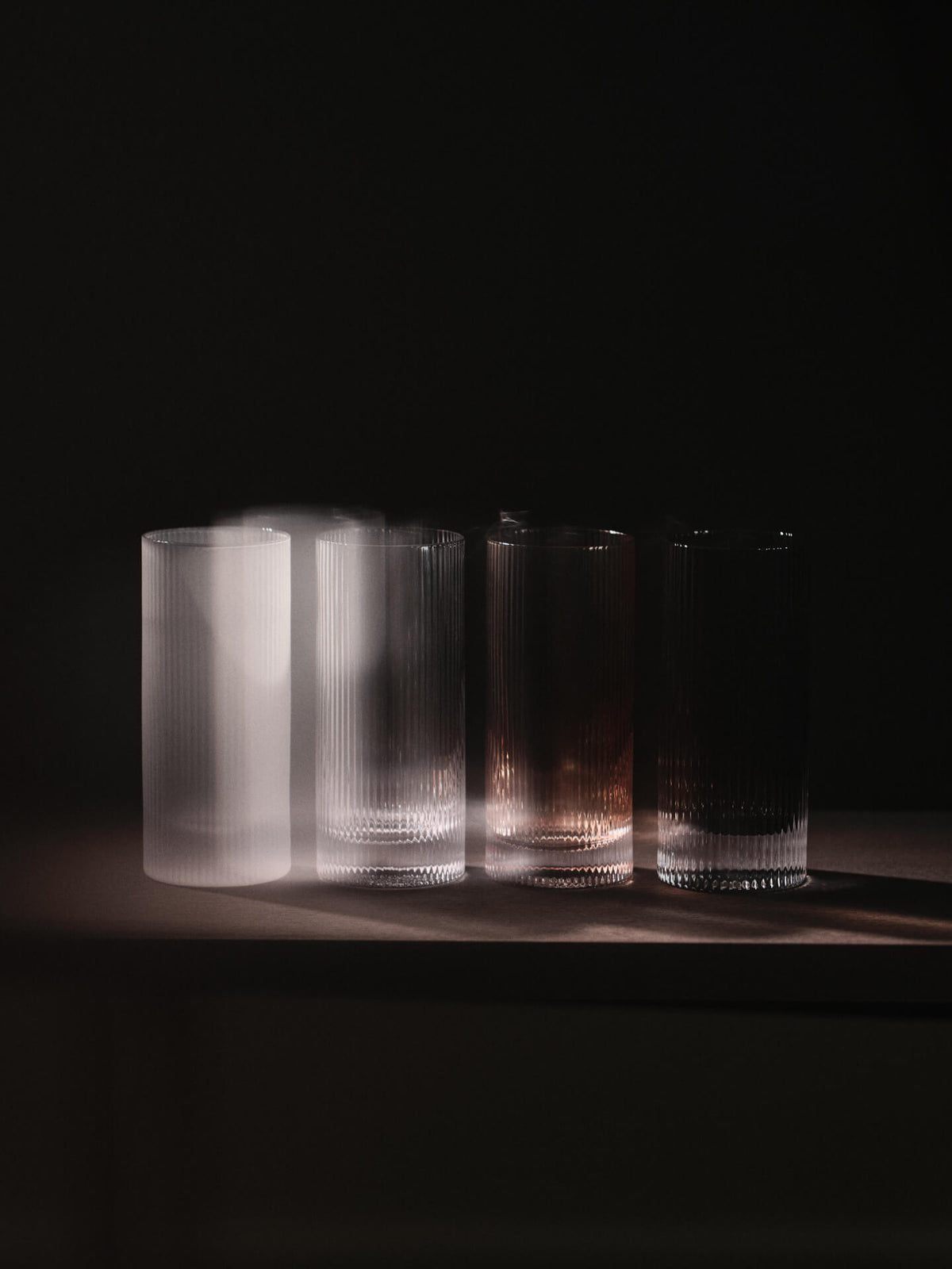 Vasos highball Ripple de Ferm Living