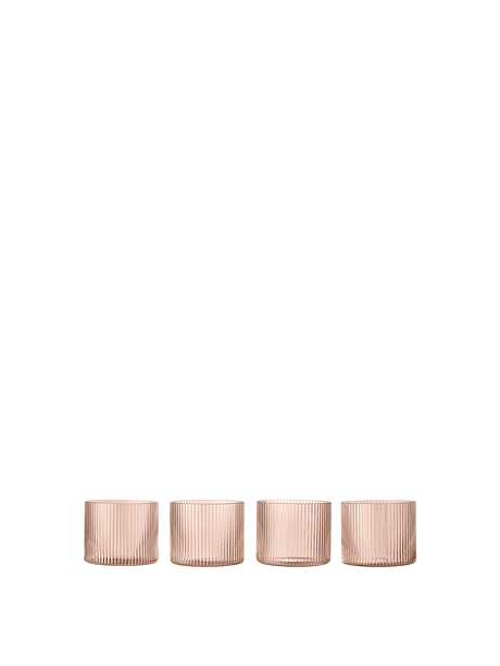 Vasos bajos Ripple de Ferm Living