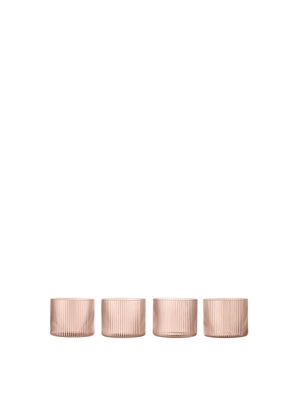 Vasos bajos Ripple de Ferm Living