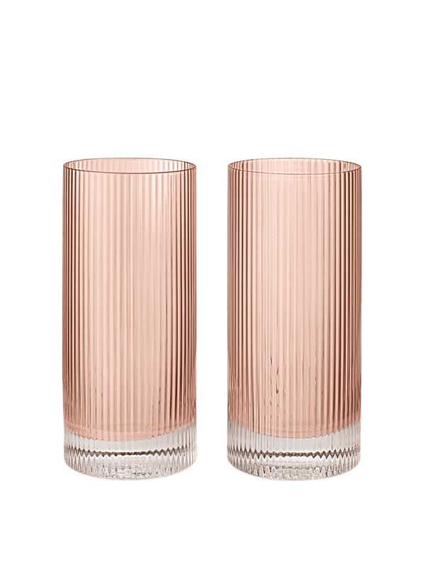 Vasos highball Ripple de Ferm Living