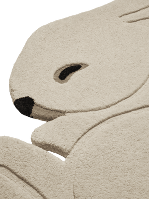 Alfombra tufting Rabbit · Ferm Living Off-White