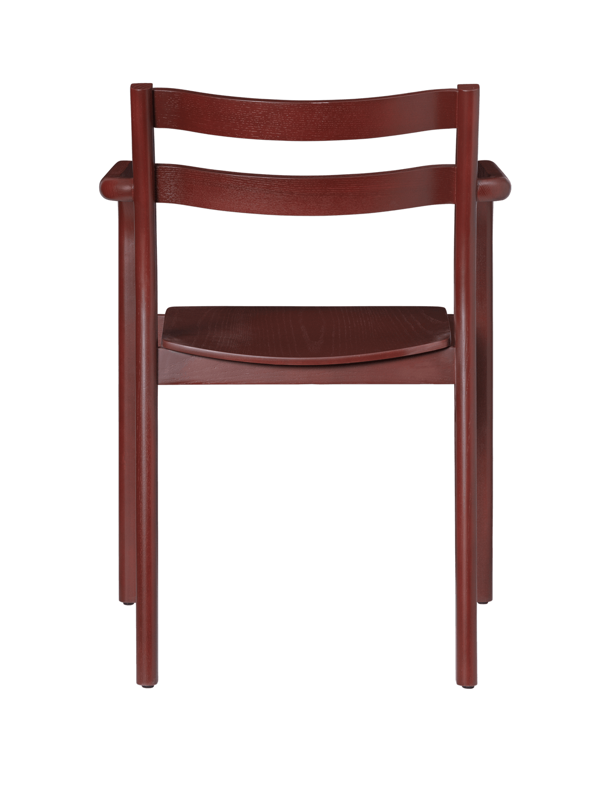 Silla de comedor Boda con brazos · Ferm Living Red Brown