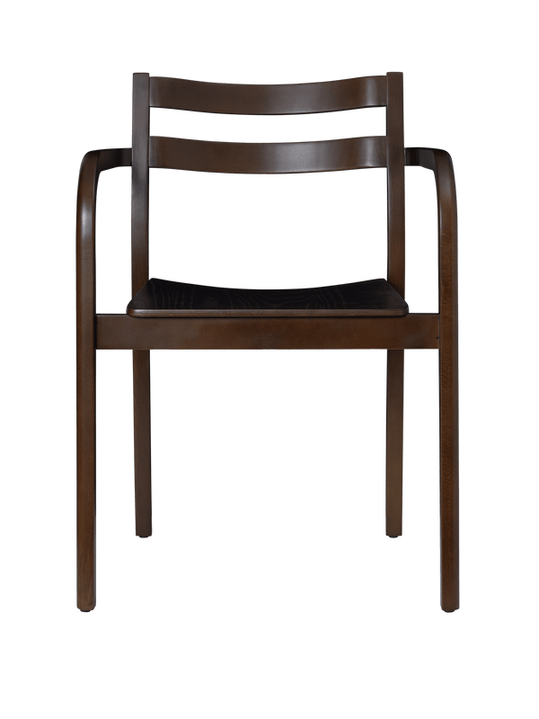 Silla de comedor Boda con brazos · Ferm Living Dark Stained Beech