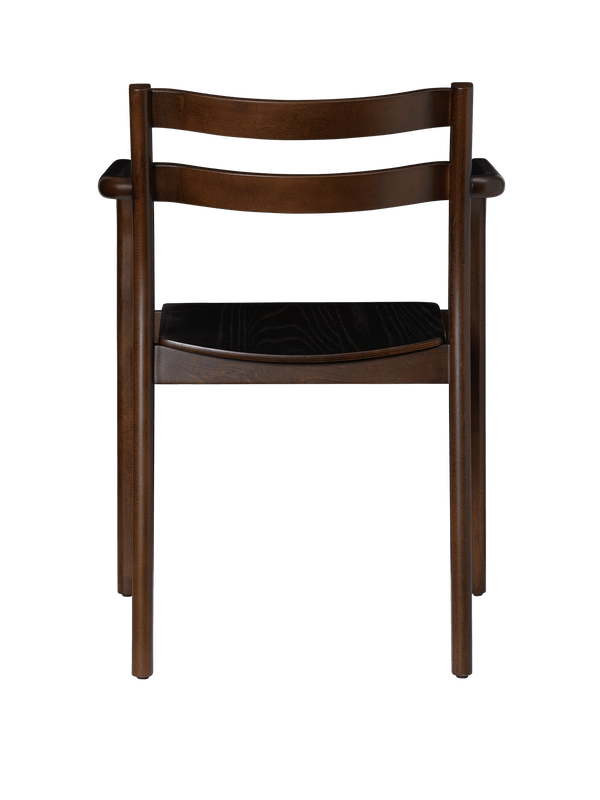 Silla de comedor Boda con brazos · Ferm Living Dark Stained Beech