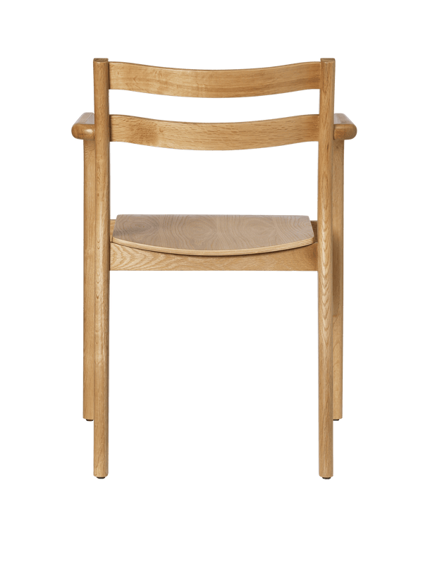 Silla de comedor Boda con brazos · Ferm Living Natural Oak
