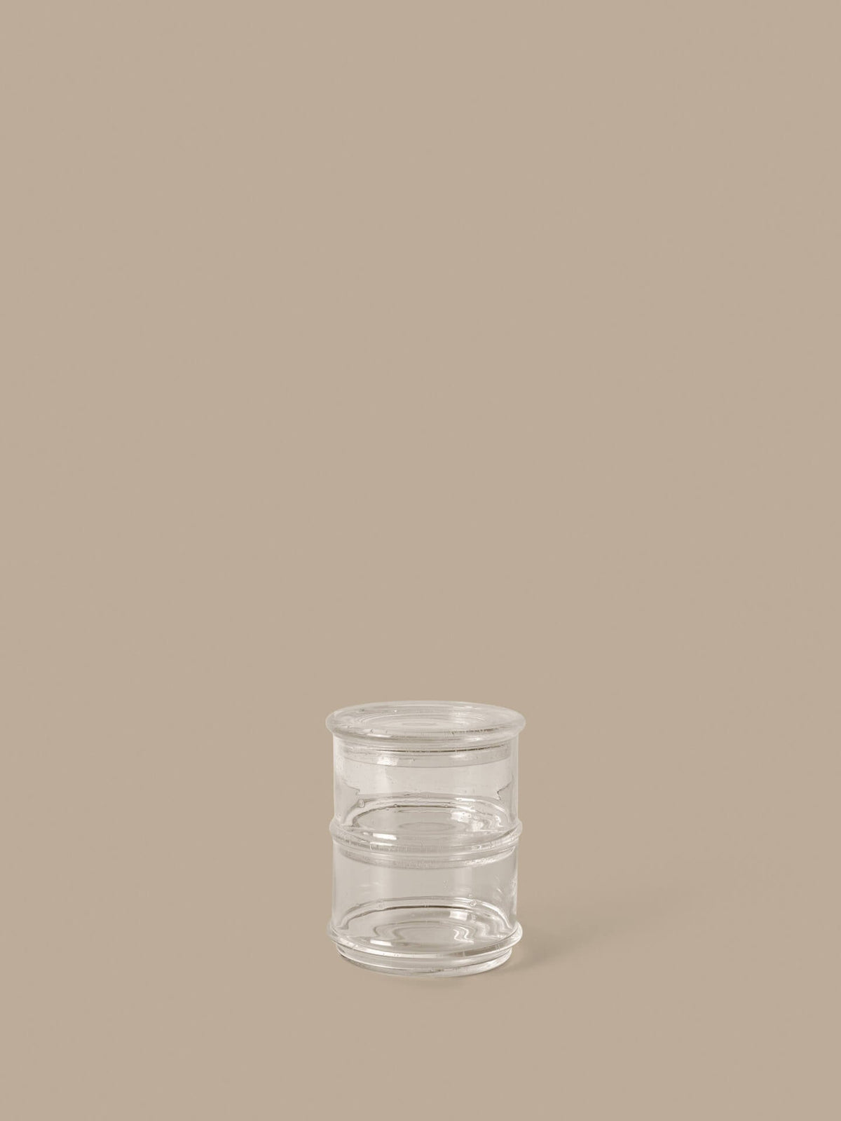 Stackable containers Boya set of 2 · Ferm Living Clear with Bubbles