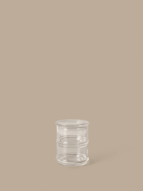 Stackable containers Boya set of 2 · Ferm Living Clear with Bubbles