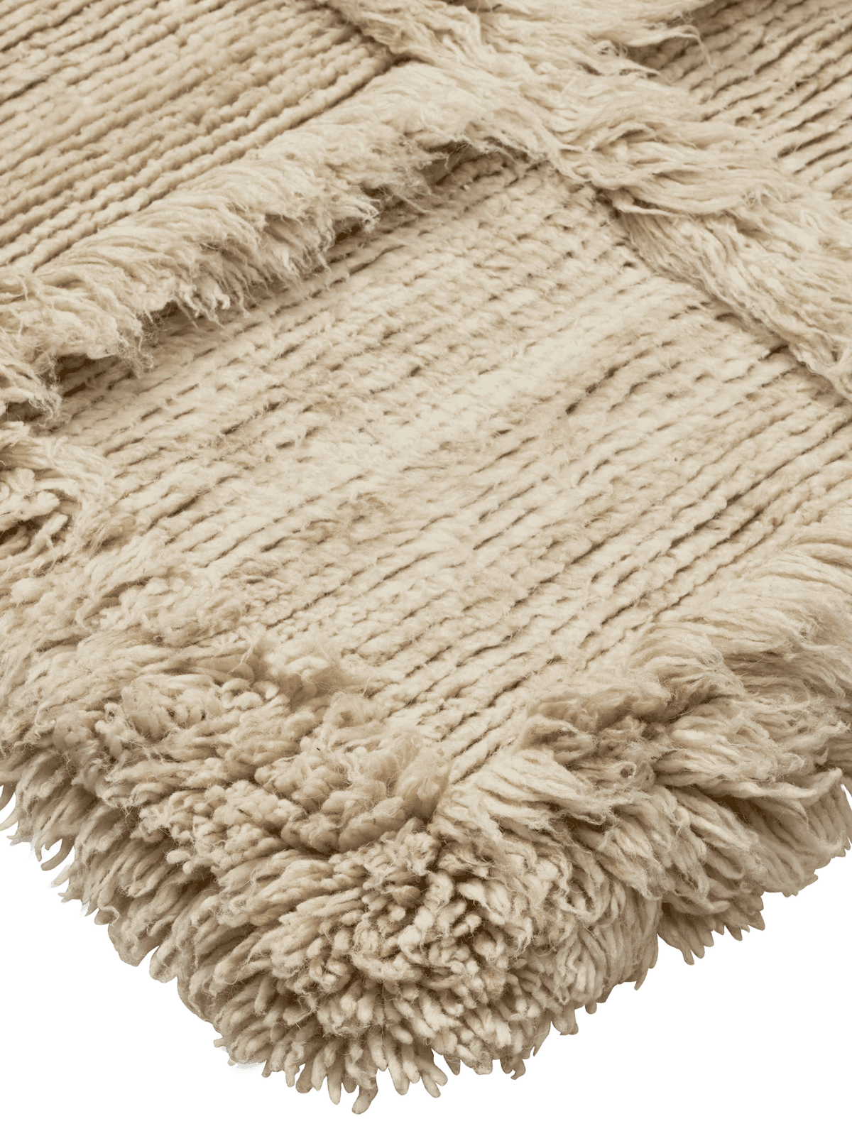 Norte Grid Rug Natural · Ferm Living