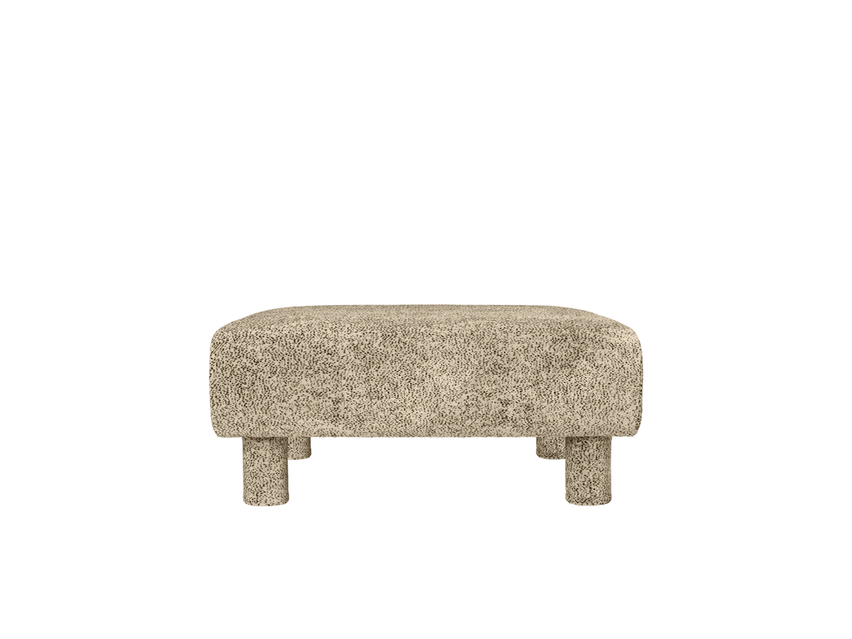 Sofá Dase Poppy terciopelo mantequilla y negro · Ferm Living