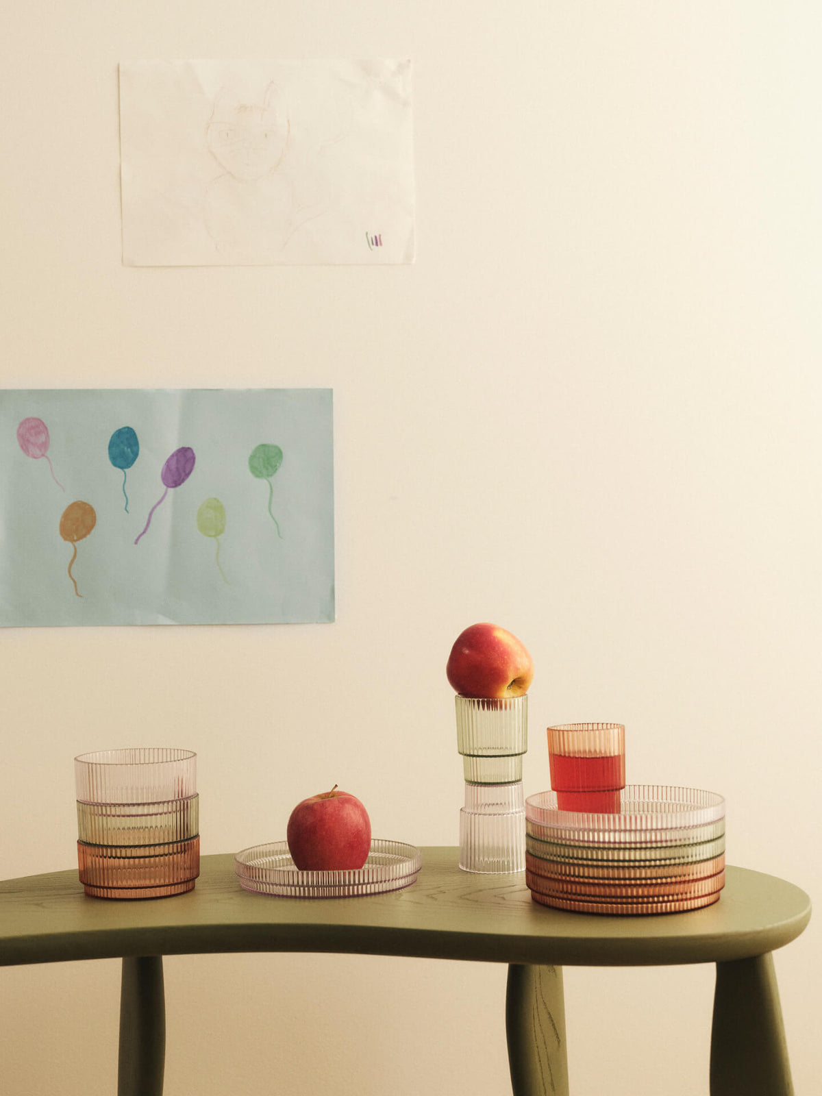 Vajilla infantil Ripple de Ferm Living