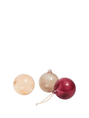 Bolas de cristal Glass · Ferm Living · Large Roseate Translucent