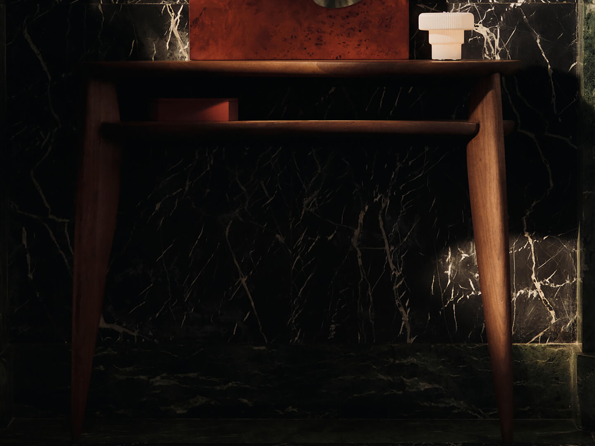 Consola Feve nogal · Ferm Living · vista 3