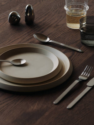 Couverts Stelo lot de 4 acier brossé · Ferm Living