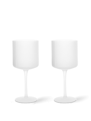 Copas de vino tinto Ripple de Ferm Living