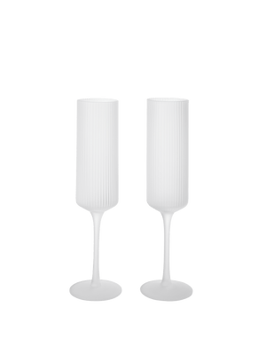 Copas de champán Ripple de Ferm Living