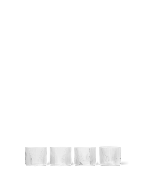 Vasos bajos Ripple de Ferm Living