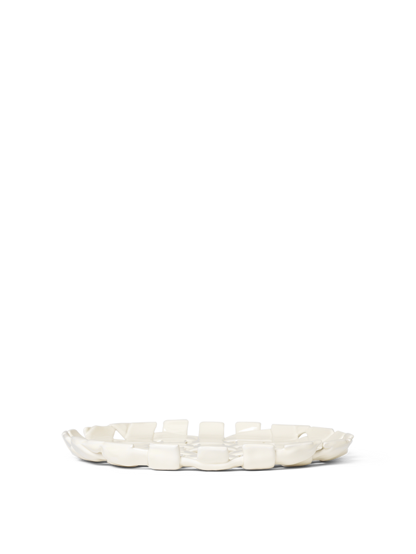 Fuente Plait blanco roto · Ferm Living · vista 2