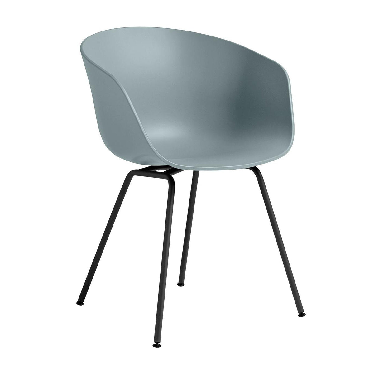Silla About A Chair AAC 26 · HAY · dusty blue 2.0 / Powder-Coated Black