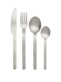Besteck Stelo 4er-Set gebürsteter Stahl · Ferm Living