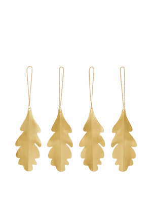 Adornos Oak Leaf · Ferm Living · Brass