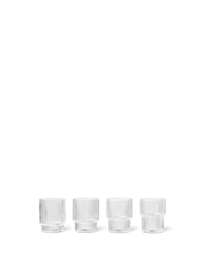 Vasos pequeños Ripple de Ferm Living