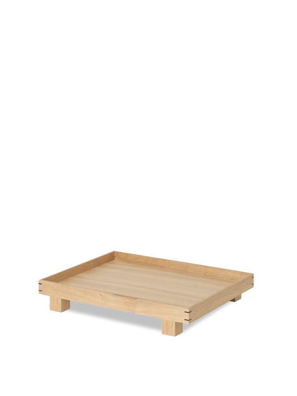 Plateau en bois Bon S chêne · Ferm Living · vue 3