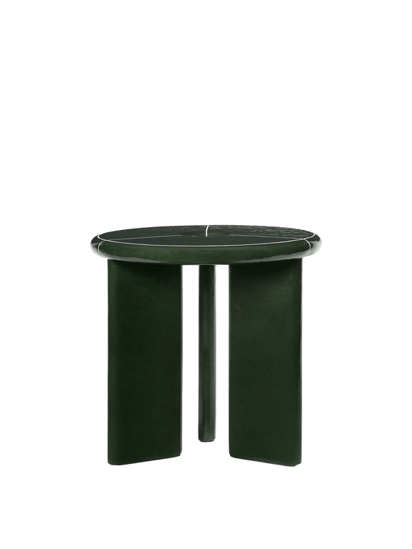 Mesa auxiliar Deya verde oscuro · Ferm Living