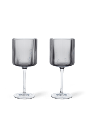 Copas de vino tinto Ripple de Ferm Living