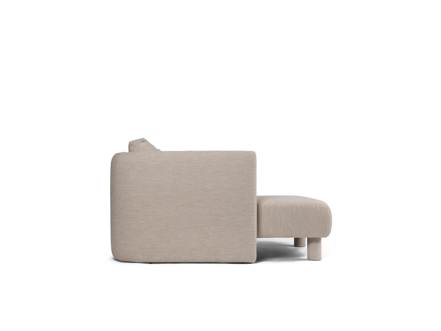 Módulo sofá Dase chaise longue izquierda Soft Bouclé · Ferm Living