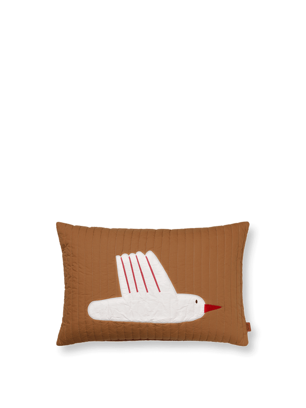 Cojín acolchado rectangular Bird de Ferm Living