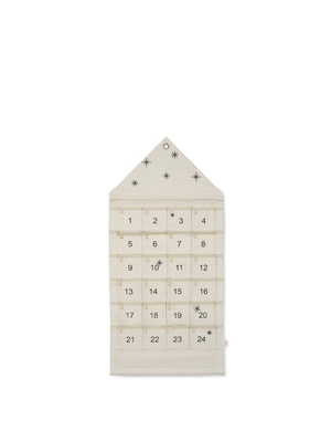 Calendario de Navidad Star · Ferm Living · Sand/Black