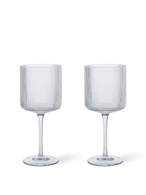 Copas de vino tinto Ripple de Ferm Living