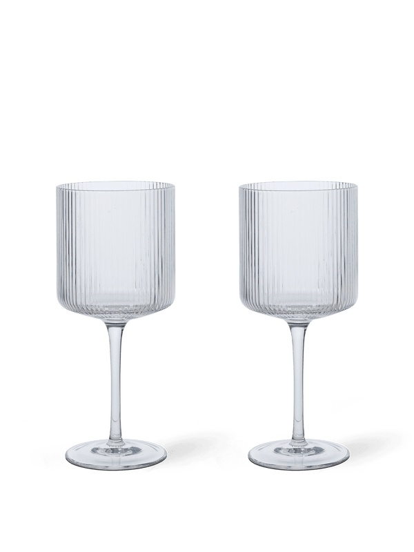 Copas de vino tinto Ripple de Ferm Living