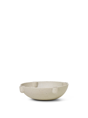 Portavelas Bowl · Ferm Living · Large · Ceramic · Sand