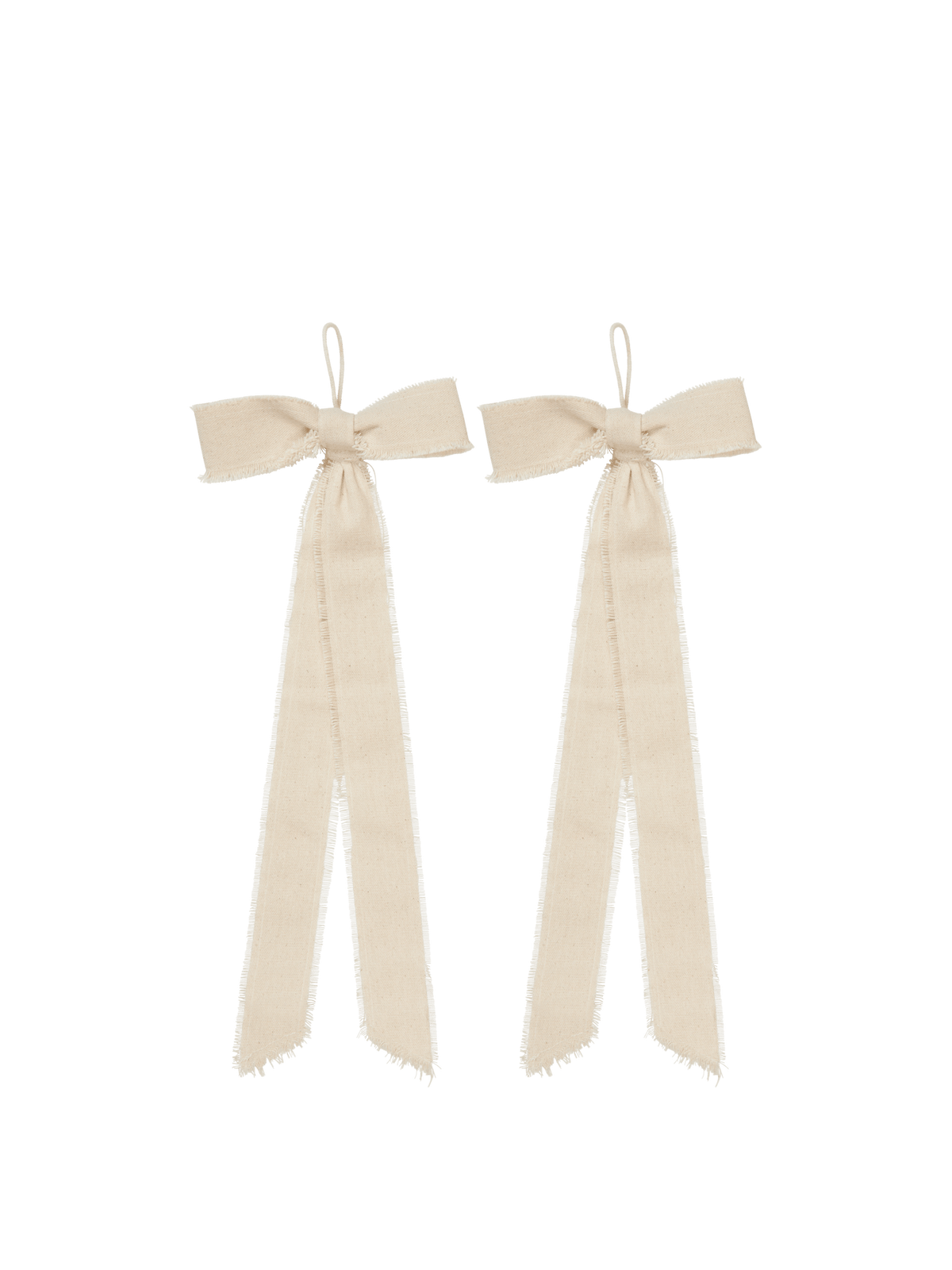 Lazos decorativos Bow · Ferm Living · Small · Set of 2 · Natural