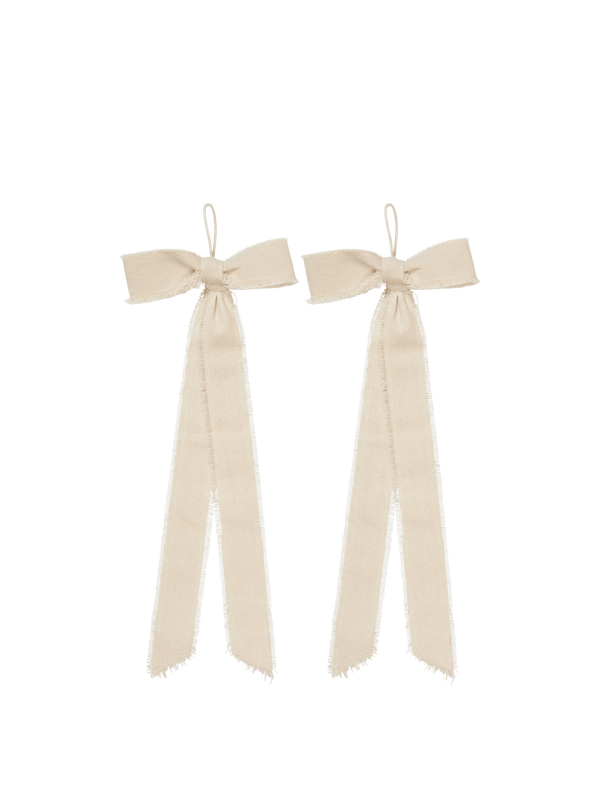 Lazos decorativos Bow · Ferm Living · Small · Set of 2 · Natural