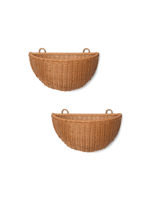 Bolsillos de pared trenzados Braided de Ferm Living