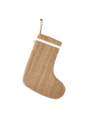 Calcetín de Navidad acolchado Vari · Ferm Living · Velvet · Tan