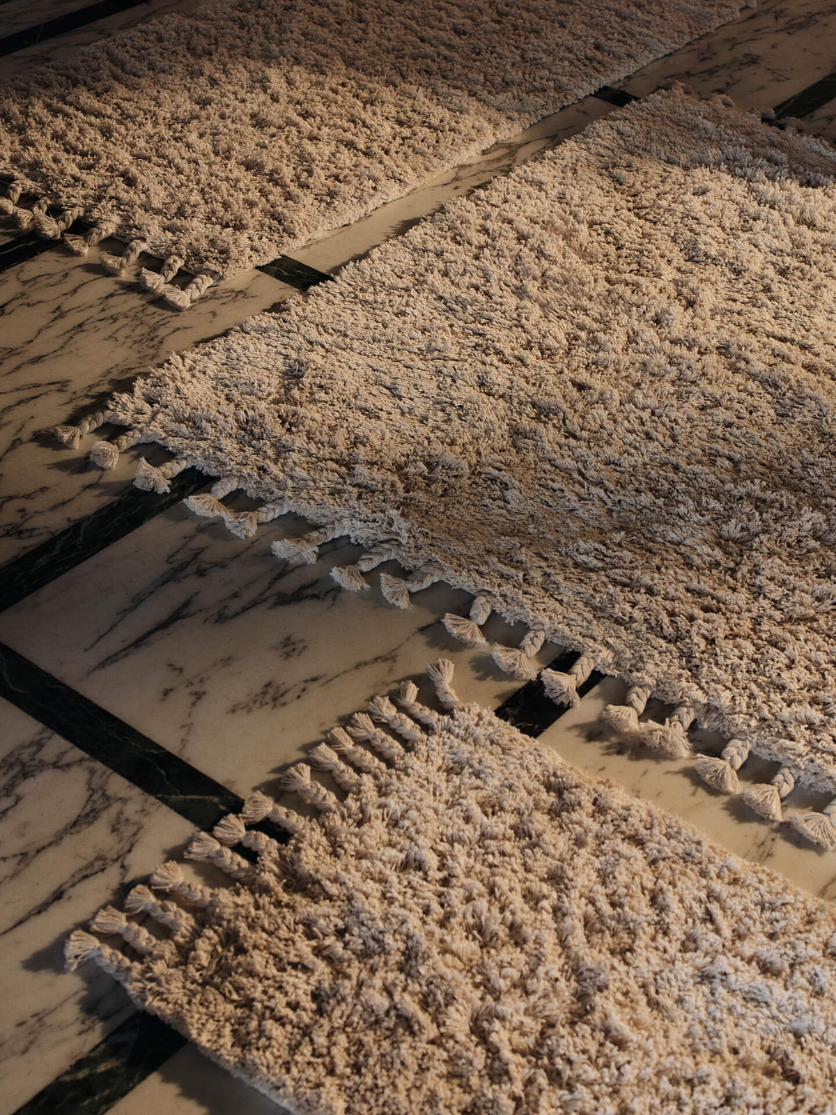 Alfombrilla de pelo largo Amass de Ferm Living