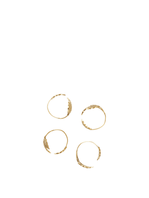 Servilleteros Holly Leaf · Ferm Living · Brass