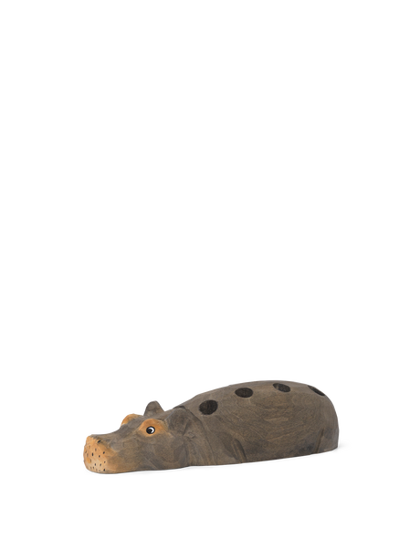 Portalápices tallado Hippo de Ferm Living