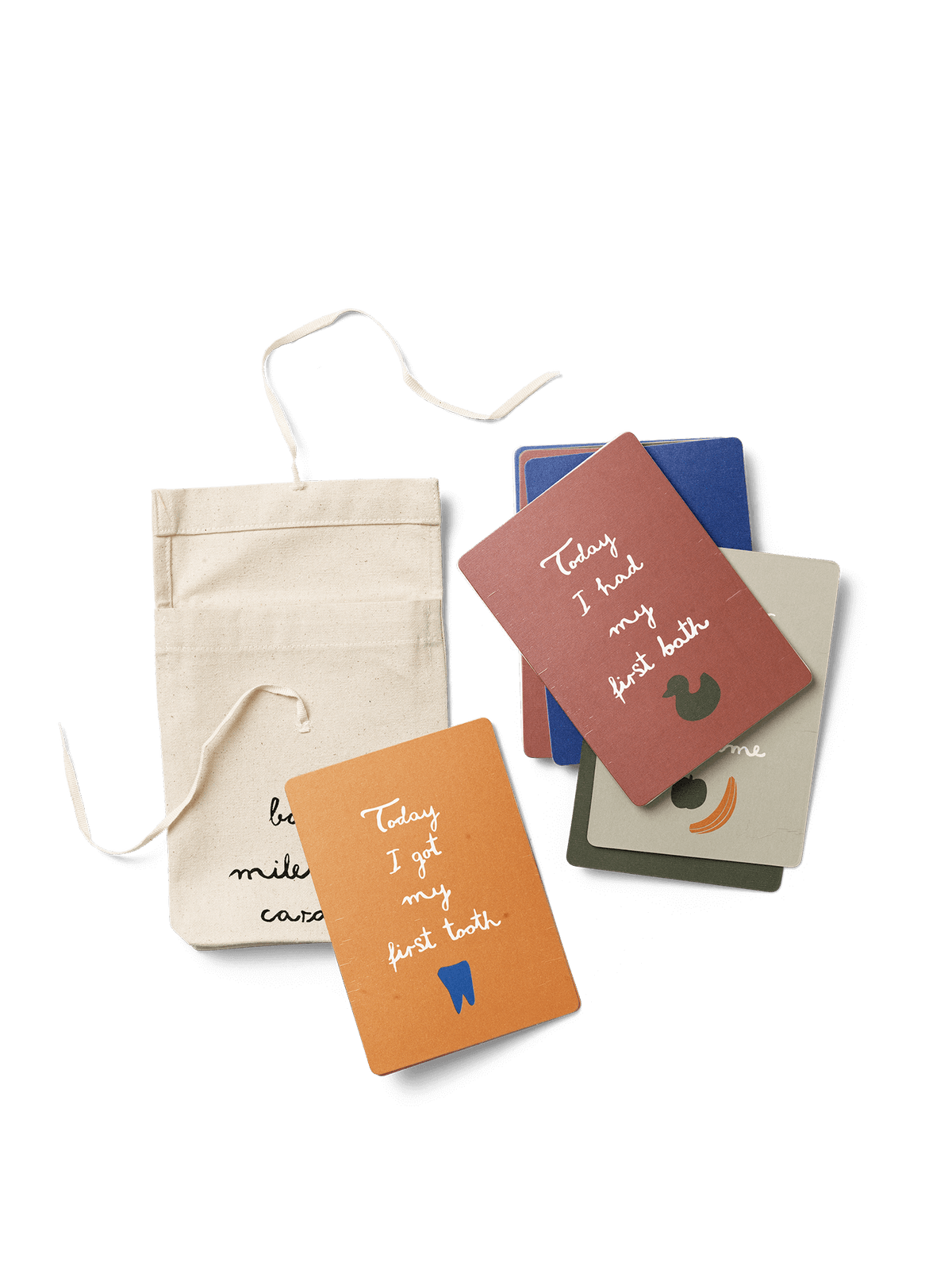 Tarjetas de hitos del bebé Milestone de Ferm Living