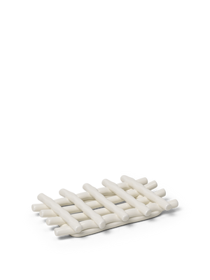 Ceramic soap dish off-white · Ferm Living · view 2
