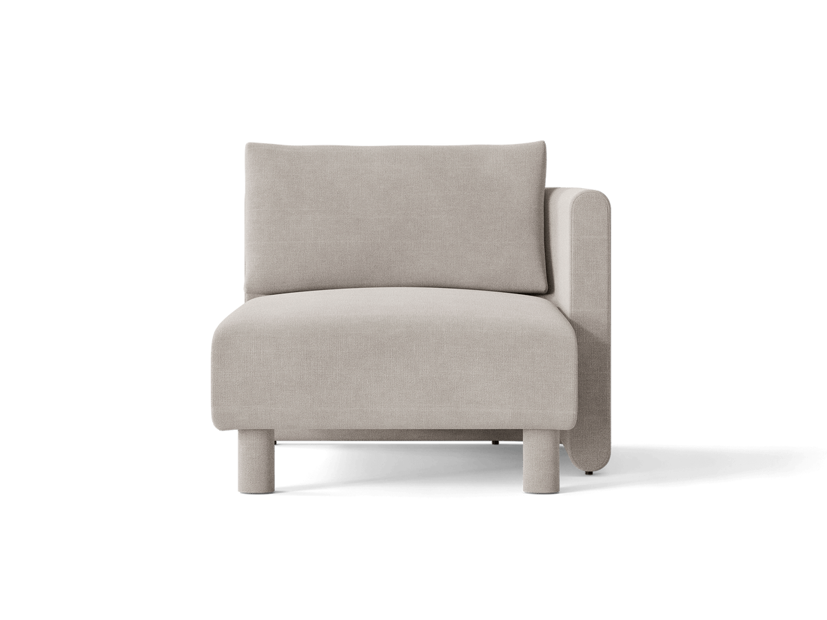 Módulo chaise longue derecho Dase de Ferm Living