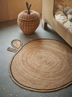 Alfombra de yute trenzada Apple de Ferm Living