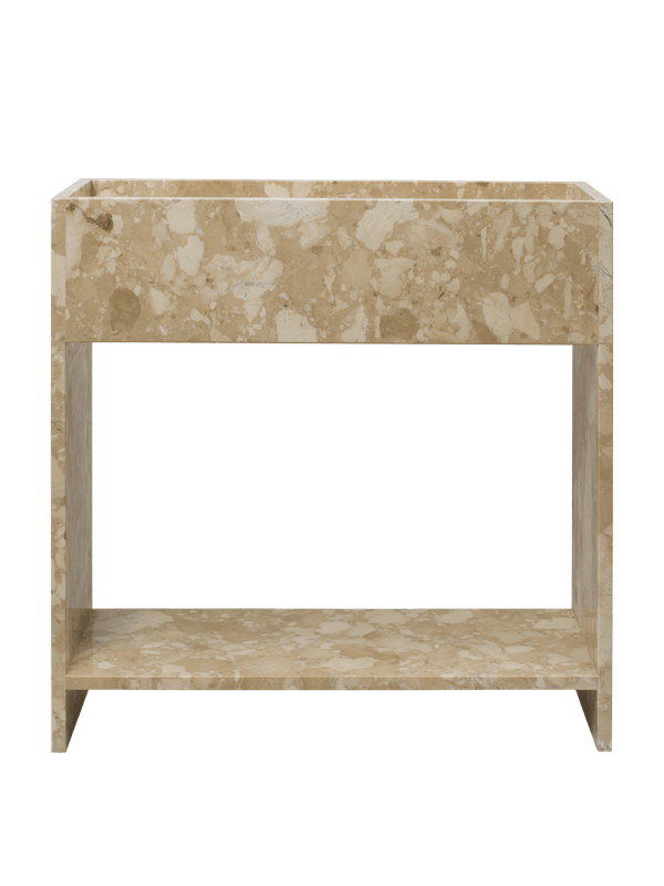 Jardinera de piedra con estante Stone de Ferm Living