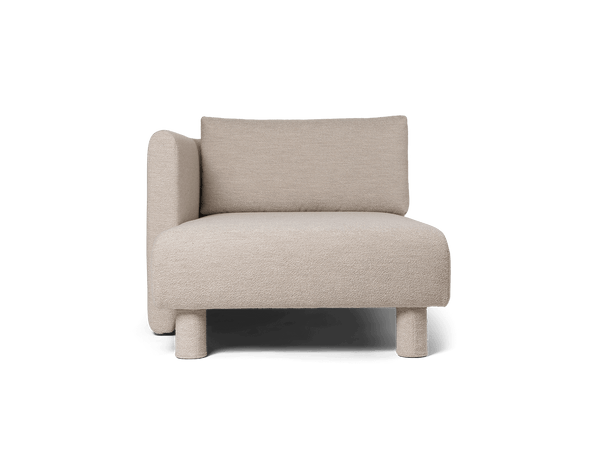 Módulo sofá Dase chaise longue izquierda Soft Bouclé · Ferm Living