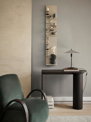 Consola Pylo roble teñido oscuro · Ferm Living · vista 3