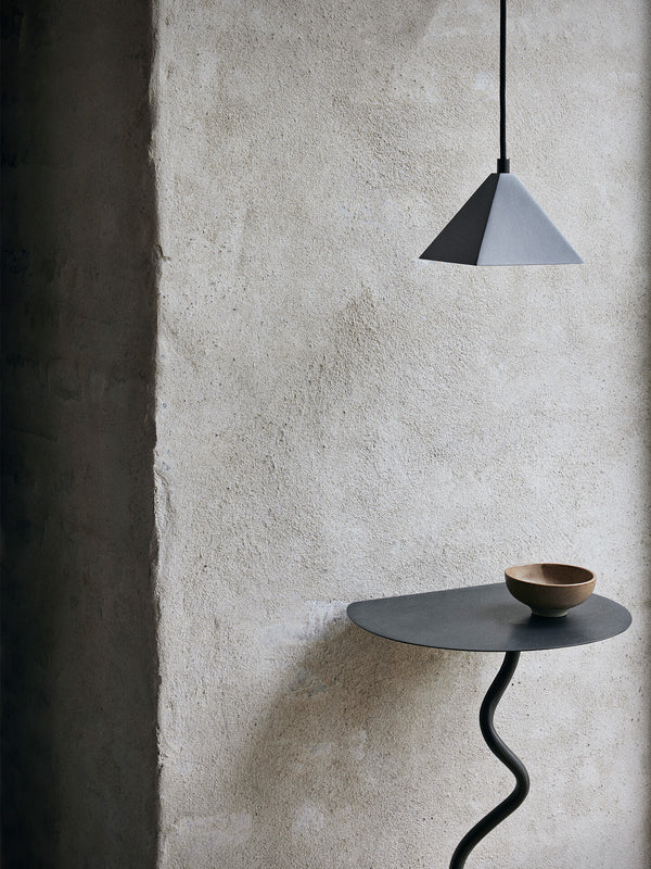 Wall table Curvature black/brass · Ferm Living